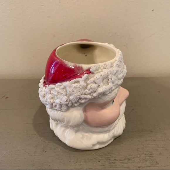 VTG 1965 Ceramic Santa Claus Face Christmas Mug - Picture 4 of 7